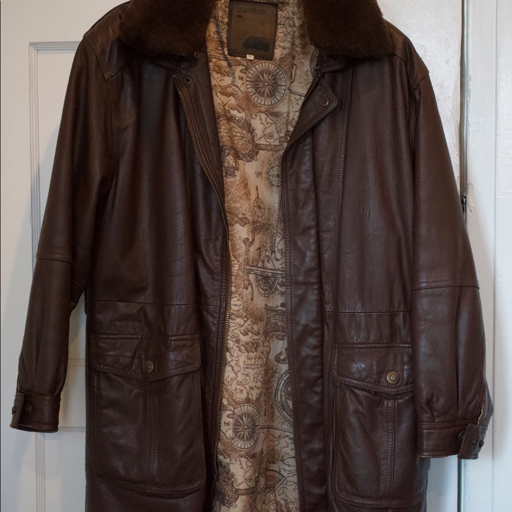 VINTAGE ALERT! Men’s Janudecer Leather Jacket - Picture 2 of 5